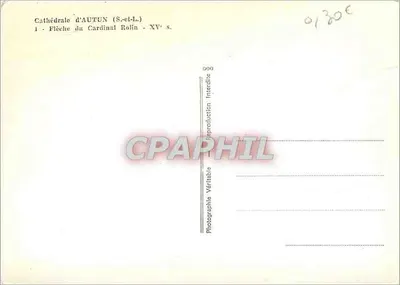 Catedral de Autun — Flecha do Cardeal Rolin — XVᵉ s. — Verso