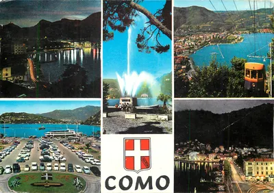 Como — vista panorâmica e noturna — Fili Clarici, n°214
