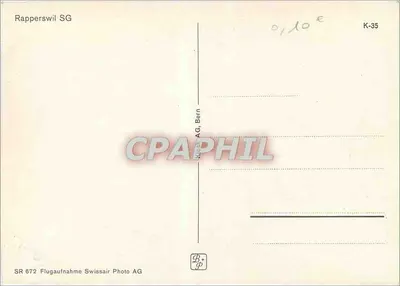 Rapperswil — vista aérea — Kipser AG, Bern, n° K-35 — Verso