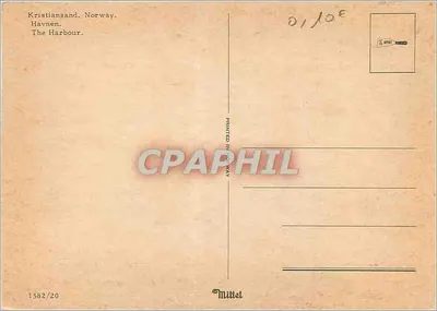 Kristiansand — Le Port — Mittel, n° 1582/20 — Rewers