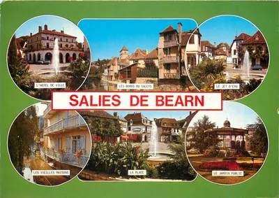 Salies de Béarn — vista panorâmica — Artaud Frères, Nantes
