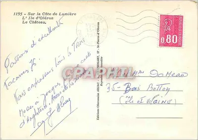 Wyspa Oléron — Zamek — Éditions ABJAC — Rewers