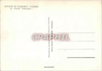 Jachtowiec w rywalizacji — Flotylla Arpèges — Fotografia Erwana Quimpera — Rewers