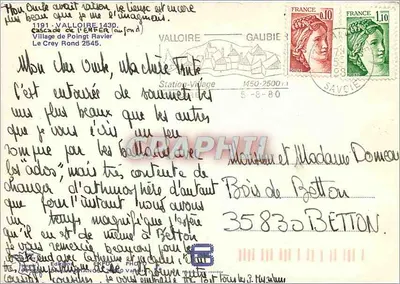 Bernard Grange — Paysage de montagne avec village — Bernard Grange — Rewers