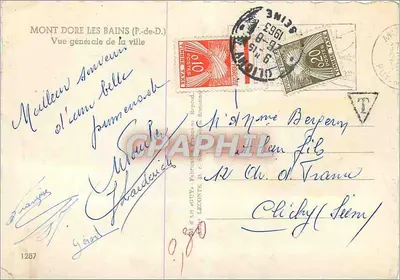 Mont-Dore-les-Bains — Ogólny widok miasta — Guy — Rewers