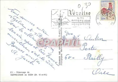 Peregrinação de Nossa Senhora de Sion — (M. e M.) — Combier Imp. Maco — Verso