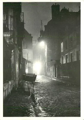Rua pavimentada sob a chuva — Éditions du Désastre, Paris 1951 — n° SW 22