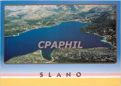 Slano — vista aérea do lago