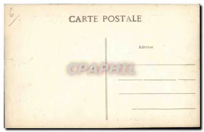 Saint-Julien-du-Sault (Yonne) — Vista Geral — Editor G. Gourdon, n°6 — Verso