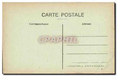 Coulanges-sur-Yonne — Vista Geral — Coll. J. D. Sens — Verso
