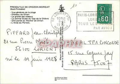 Presqu'île de Crozon-Morgat — vista panorâmica e paisagens costeiras — Les Éditions du Gaber — Verso