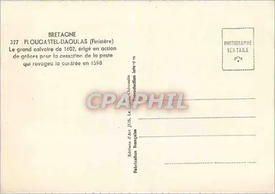Calvaire de Plougaastel-Daoulas — Bretagne — Éditions d'Art JOS — Verso