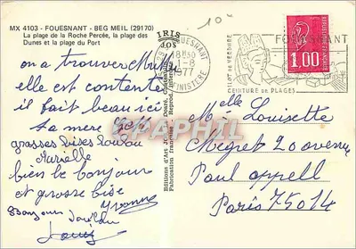 Beg Meil — Ses Plages — Éditions d'Art J.C. Dauré — Verso