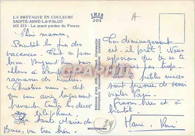 Il Grande Perdono del Porzay — Sainte-Anne-la-Palud — Edizioni Iris Jos — Verso