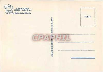 Chiesa di Saint-Martin — L'Isle-Adam — Edizioni Bazot — Verso