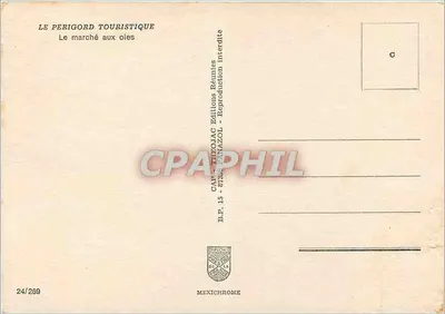 O mercado de gansos em Interlade — Le Périgord Touristique, n°24/269 — Verso