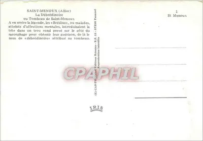 Wnętrze kościoła — Grobowiec św. Menoux — IRIS — Rewers