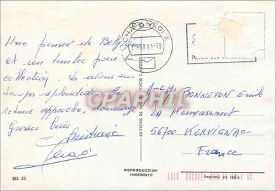 Charleroi — Pamiątka — Wydawnictwo Marolles — Rewers