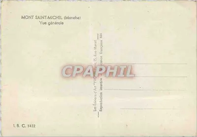 Monte San Miguel — Vista general — Les Éditions d'Art Française — Reverso