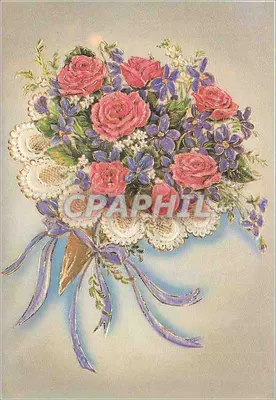 Buquê de rosas e flores — edição anônima