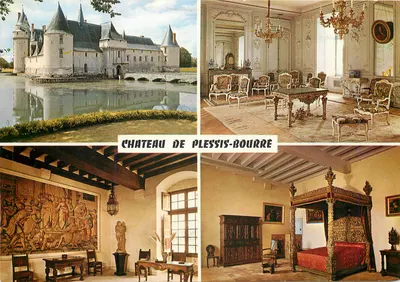 Castelo de Plessis-Bourré — vista externa e internas — Éditions GREFF