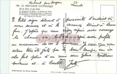 Presqu'île de Rhuys — Karta pocztowa panoramiczna — Wydawca: Billions & Cie, nr 786 — Rewers