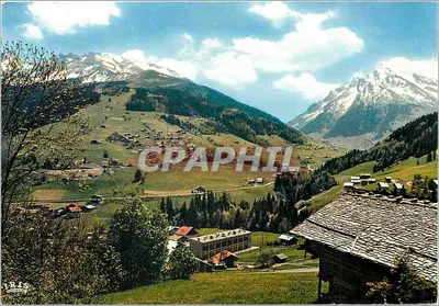 La Clusaz (Alto-Sabóia) — panorama sobre a Aiguille e o Etale — editor IRIS