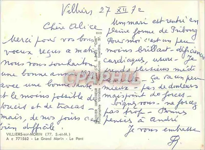 Villiers-sur-Morin — O Ponte — editor Pim — Verso