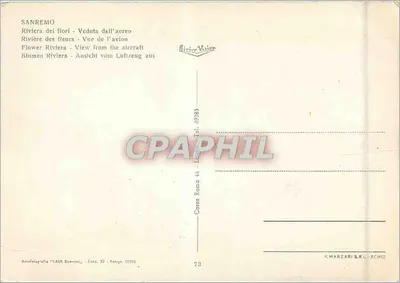 Sanremo — Widok z powietrza — Riviera Voiser — Rewers