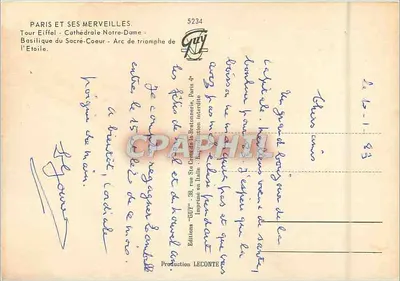 Parijs en zijn Wunderen — Uitgever Guy, n° 5234 — Achterkant