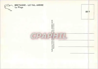 Le Val André — Stazione Vela Bretagna — Editore Chiligne, n° 22370 — Verso