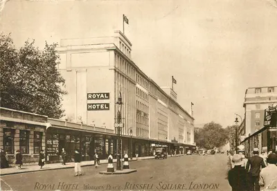 Hotel Real — Praça Russell, Londres — editor desconhecido, número de série não visível