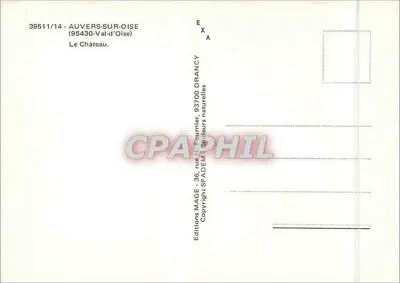 Auvers-sur-Oise — Il Castello — Editions MAGE — Verso
