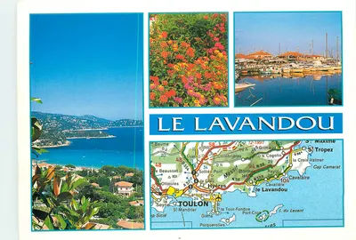 Le Lavandou — cartão postal turístico — Edições S.A.D. CN