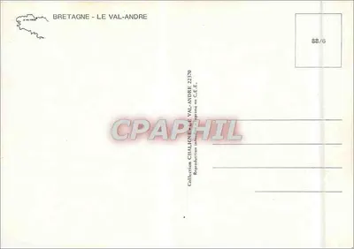 Le Val-André bij zonsondergang — Achterkant