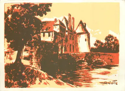 La Guyonnière de Beaulieu — perto de Parthenay (Deux-Sèvres) — obra de R. Colle