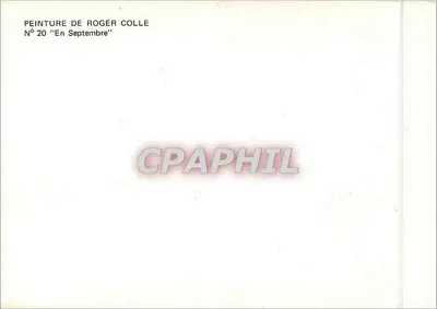Pejzaż jesienny — praca Rogera Colle — N° 20 'W wrześniu' — Rewers