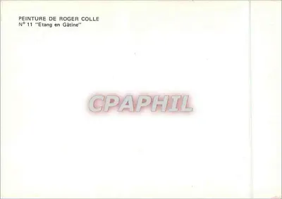 Jezioro w Gâtine — obraz Rogera Colle — n°11 — Rewers