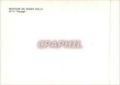 Paisagem — Roger Colle — N°17 — Verso