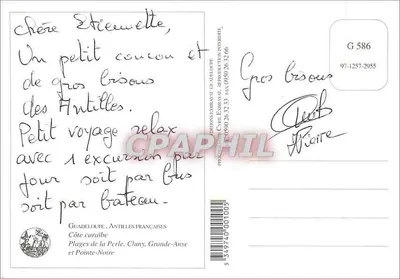 Karaiby — Guadelupa — Wydawnictwo Cyril Enbravant — Rewers