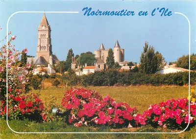 Noirmoutier en l'Île — Igreja e castelo — Belles Éditions de Vendée