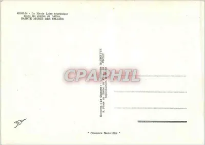 Święta Maria w Chazes — w dolinach rzeki Allier — Wydawnictwo «La Crôgne» — Rewers