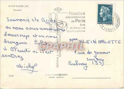El Cabo d'Agde — Languedoc — Ediciones S. Autour — Reverso