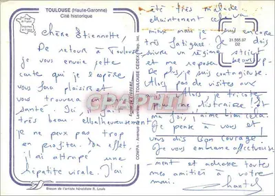 Tolosa — Cité Historique — Editore Laribou, n° 75 — Verso