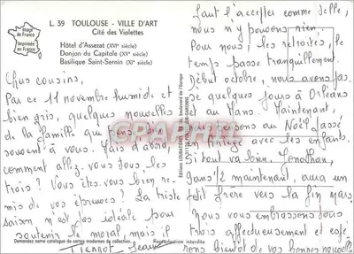 Toulouse — A Cidade Rosa — Verso