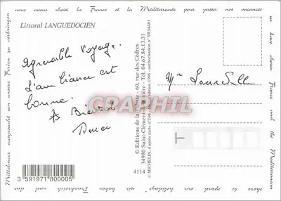 Montpellier, Carnon, Palavas, La Grande Motte, Le Grau du Roi, Port Camargue — Edições da Cidade — Verso