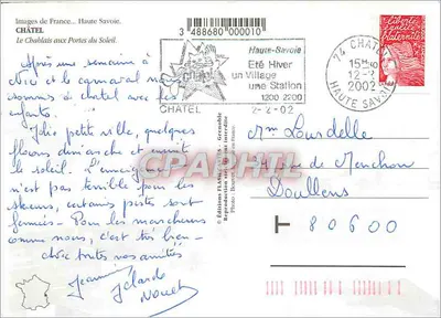 Châtel — Haute-Savoie — Rewers