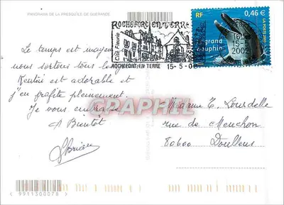 Panorama da Presqu'île de Guérande — editor não visível, número de série não visível — Verso