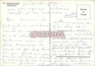 Nazaré — Portugal — editor Dúlia, n° 272 — Verso