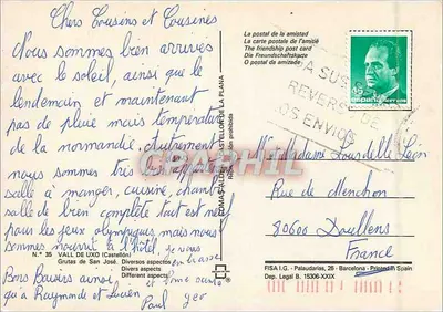 Grutas de San José — Vall de Uxó — FISA I.G. - Palaudarias, 26 - Barcelona — Verso